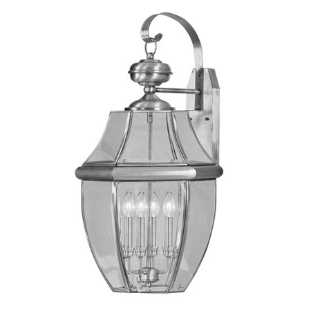 LIGHTNING Monterey Outdoor Light- Brushed Nickel LI374060